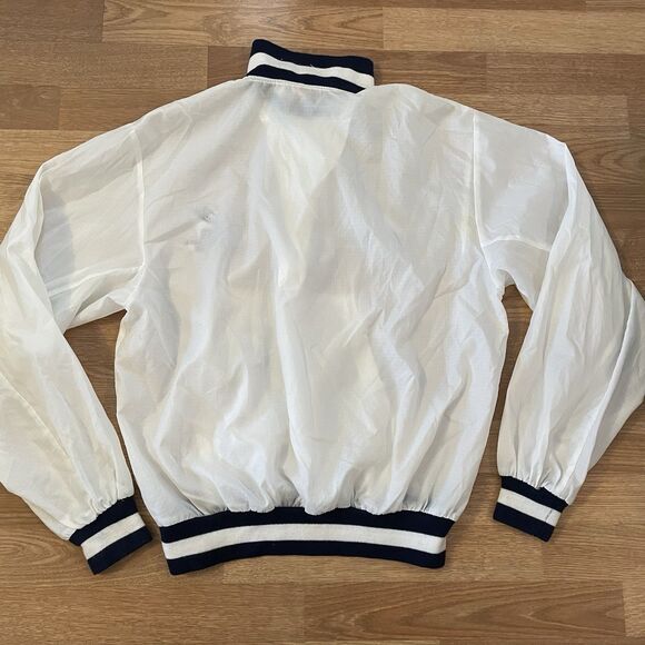 Vintage Logo 7 Super Bowl XXI 1987 STAFF Windbreaker Jacket White Large - Picture 12 of 13